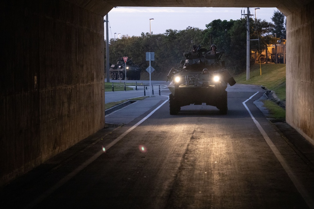 3rd Light Armored Reconnaissance Battalion conducts weapons field test