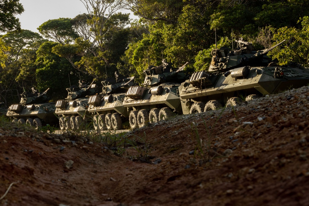 3rd Light Armored Reconnaissance Battalion conducts weapons field test