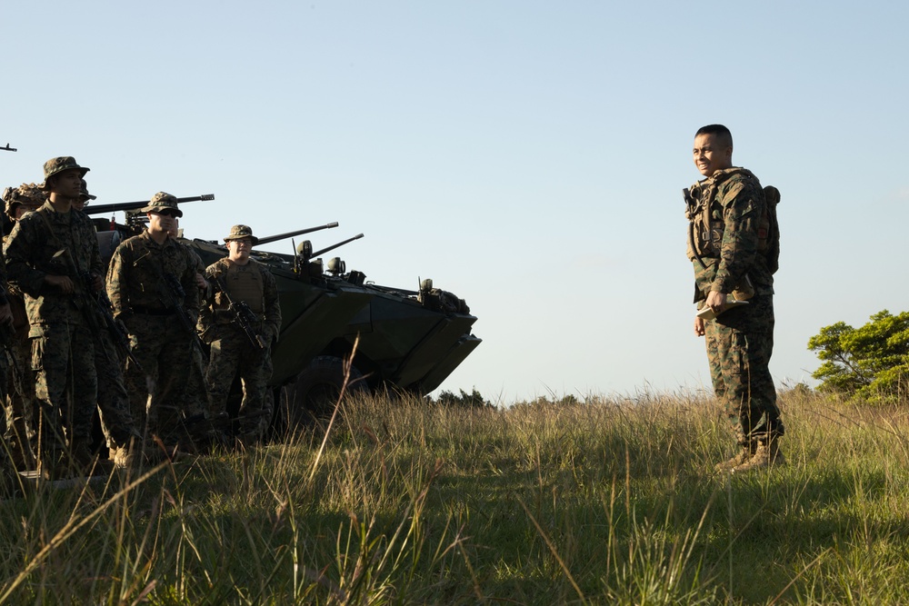 3rd Light Armored Reconnaissance Battalion conducts weapons field test