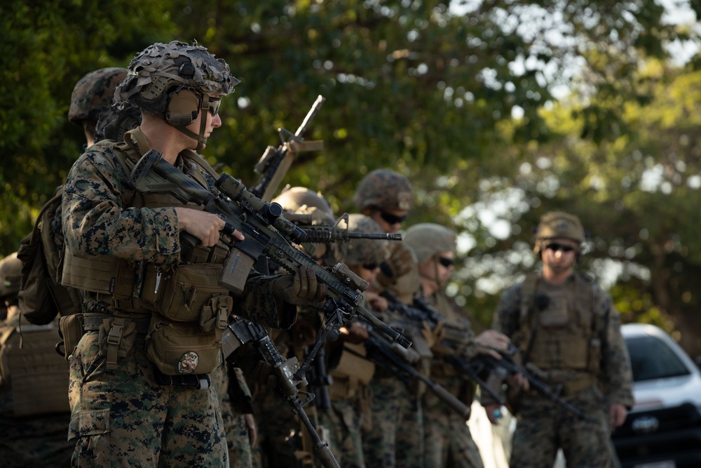 3rd Light Armored Reconnaissance Battalion conducts weapons field test