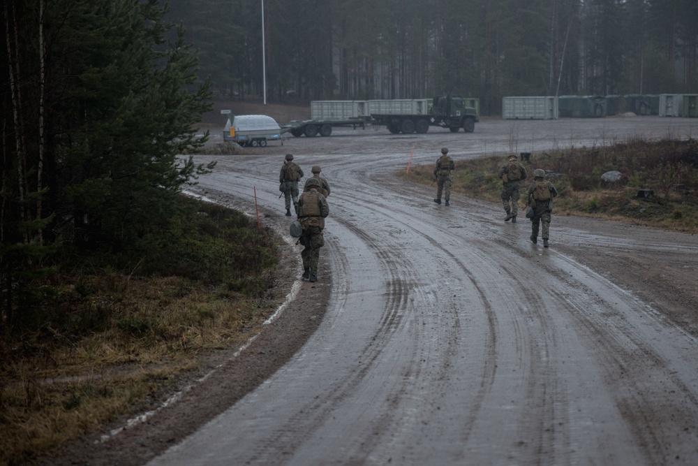 U.S. Marines Conduct a Force on Force Search and Destroy Exercise