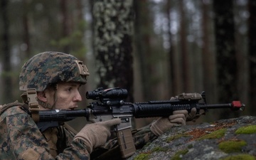 U.S. Marines Conduct a Force on Force Search and Destroy Exercise