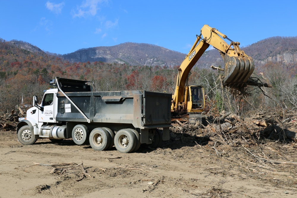 USACE continues debris removal in western North Carolina following Hurricane Helene