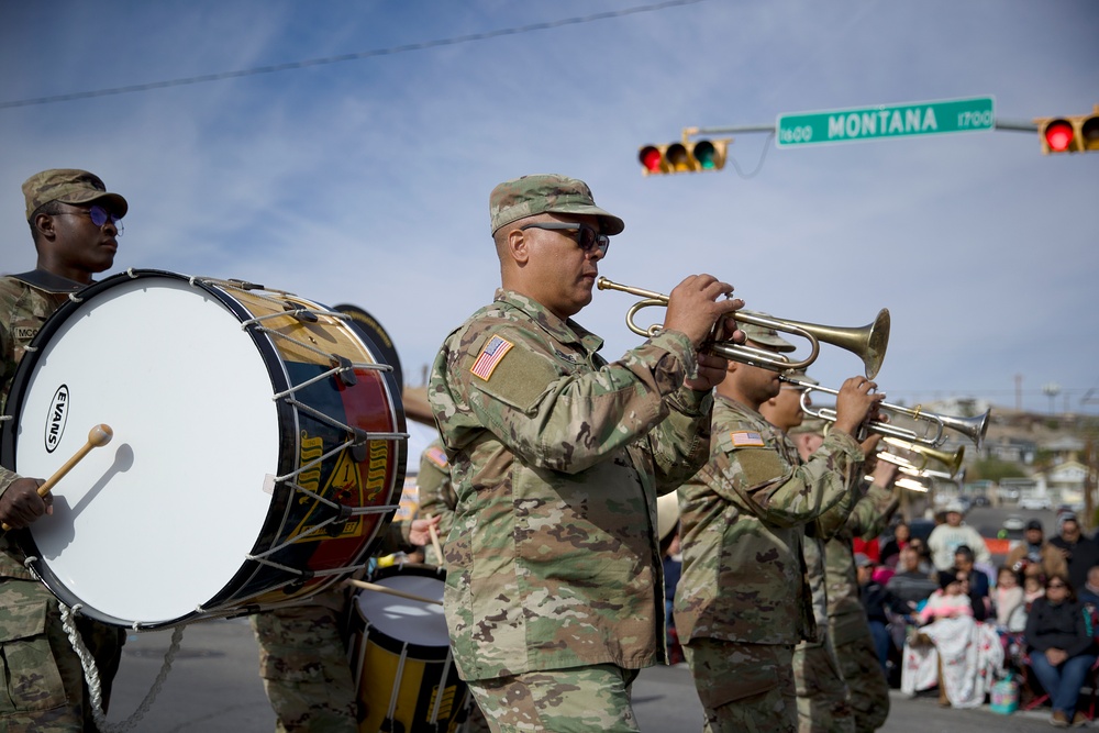 Bliss Soldiers take part in El Paso’s annual Sun Bowl parade, college football bowl game to be held Dec. 31