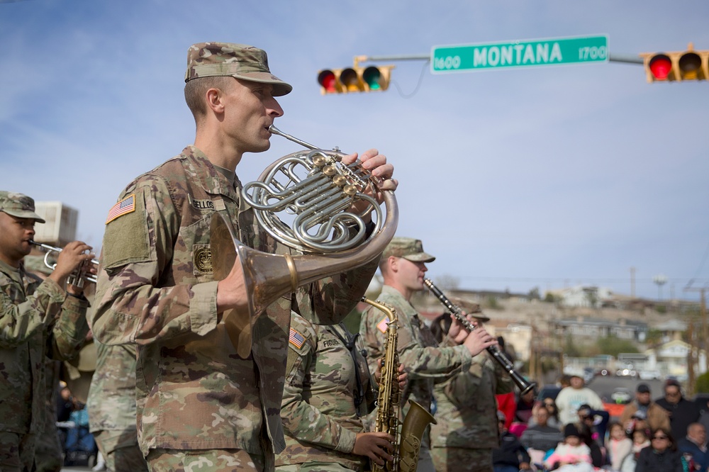 Bliss Soldiers take part in El Paso’s annual Sun Bowl parade, college football bowl game to be held Dec. 31