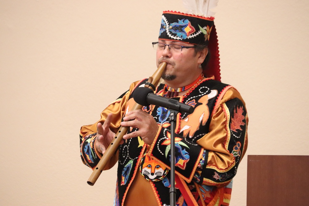 Storyteller with Red Cliff Band of Lake Superior Chippewa highlights Fort McCoy’s 2024 Native American Heritage Month observance