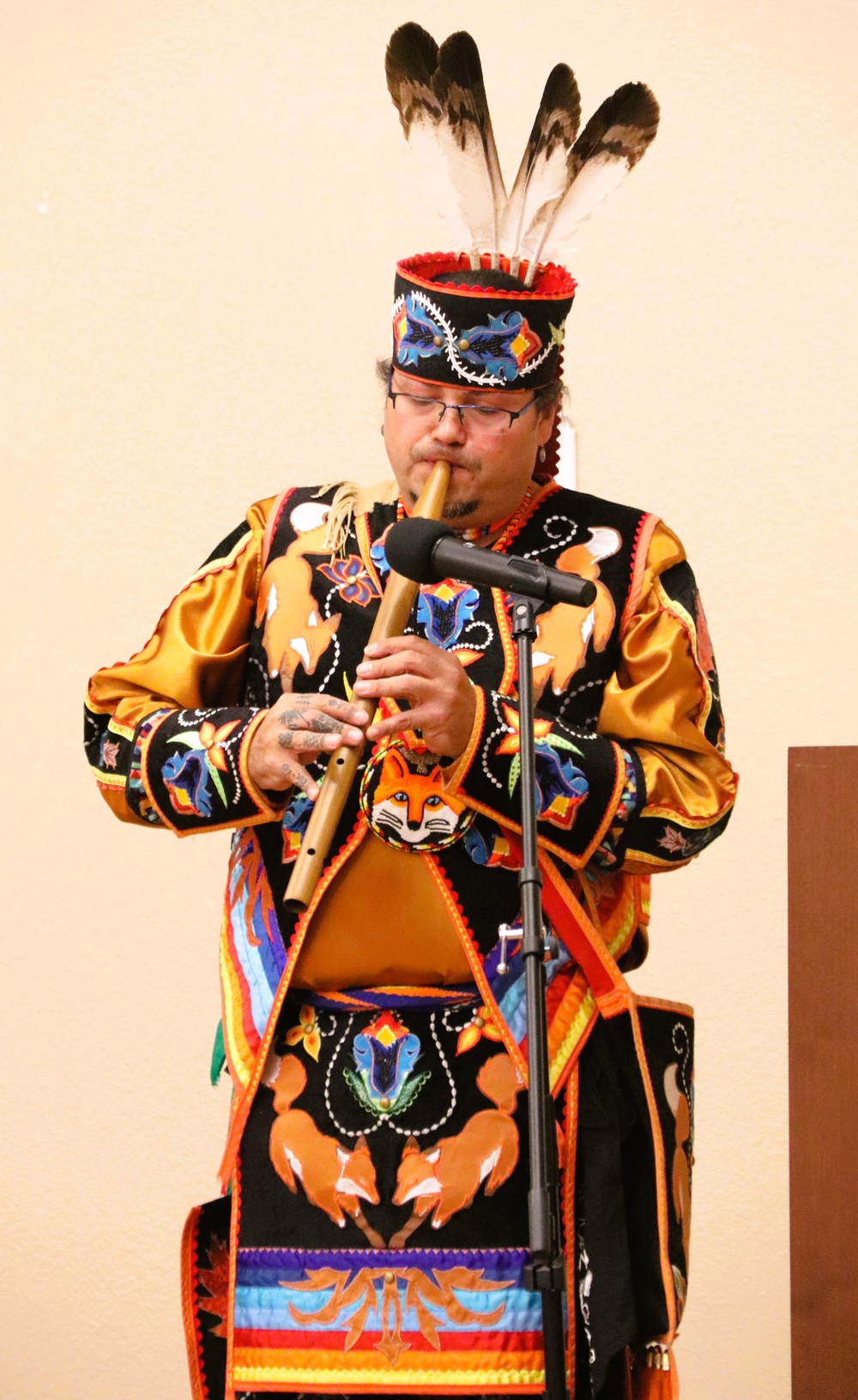 Storyteller with Red Cliff Band of Lake Superior Chippewa highlights Fort McCoy’s 2024 Native American Heritage Month observance