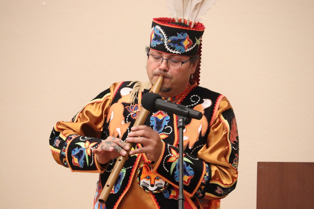 Storyteller with Red Cliff Band of Lake Superior Chippewa highlights Fort McCoy’s 2024 Native American Heritage Month observance