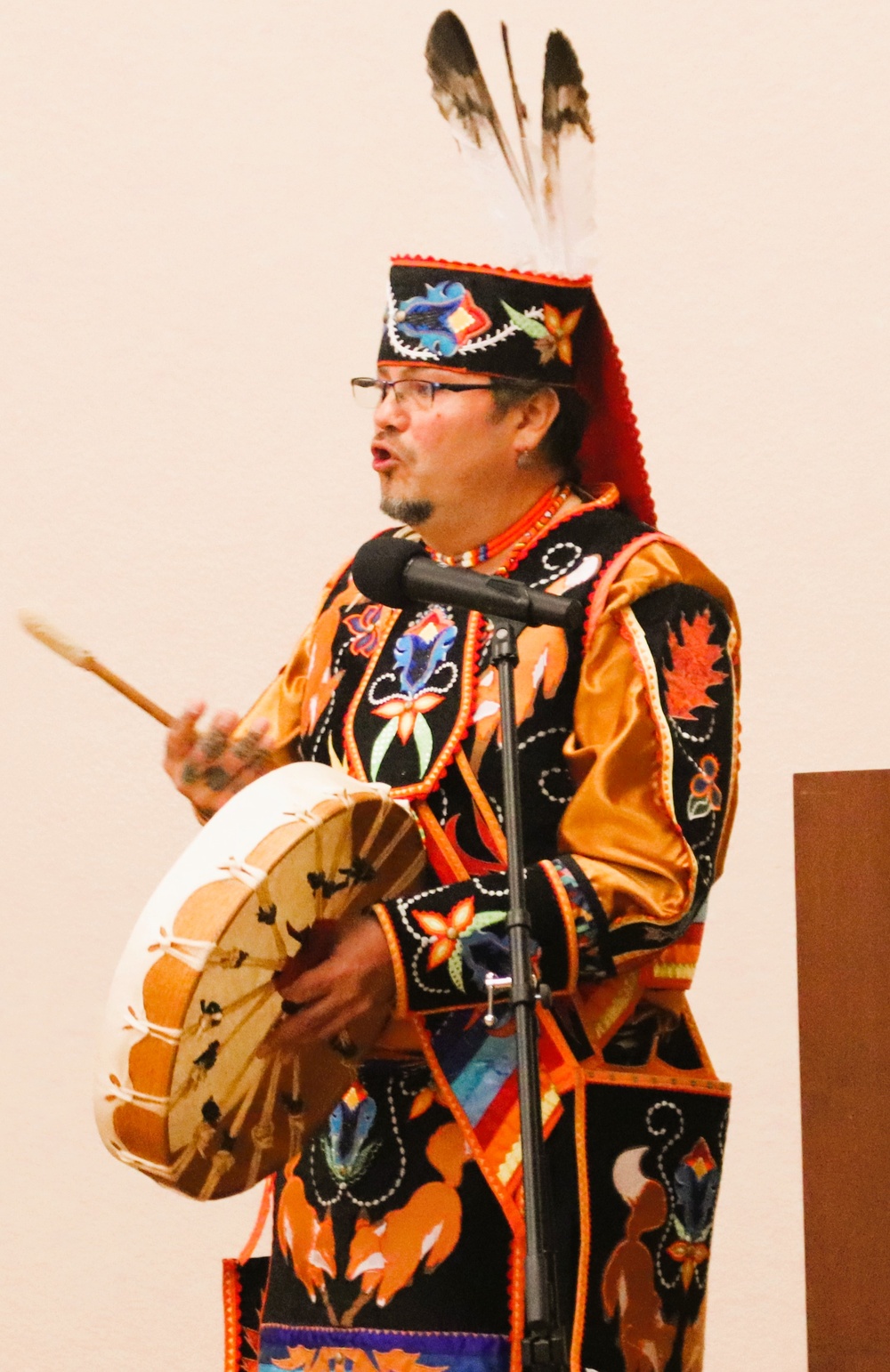 Storyteller with Red Cliff Band of Lake Superior Chippewa highlights Fort McCoy’s 2024 Native American Heritage Month observance