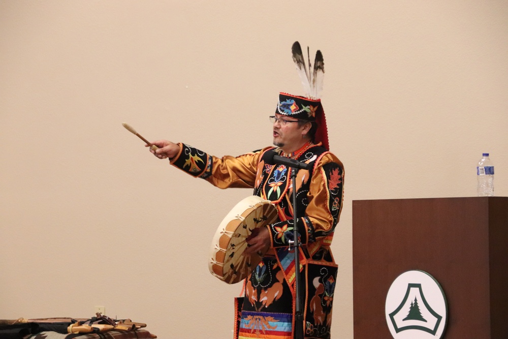 Storyteller with Red Cliff Band of Lake Superior Chippewa highlights Fort McCoy’s 2024 Native American Heritage Month observance