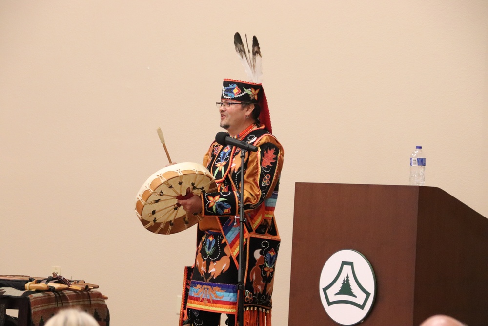 Storyteller with Red Cliff Band of Lake Superior Chippewa highlights Fort McCoy’s 2024 Native American Heritage Month observance