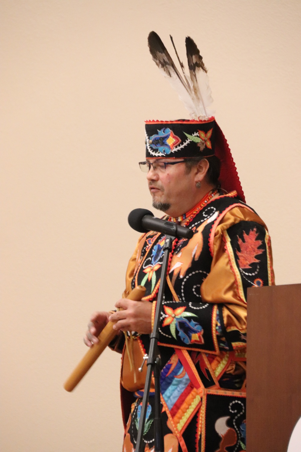 Storyteller with Red Cliff Band of Lake Superior Chippewa highlights Fort McCoy’s 2024 Native American Heritage Month observance