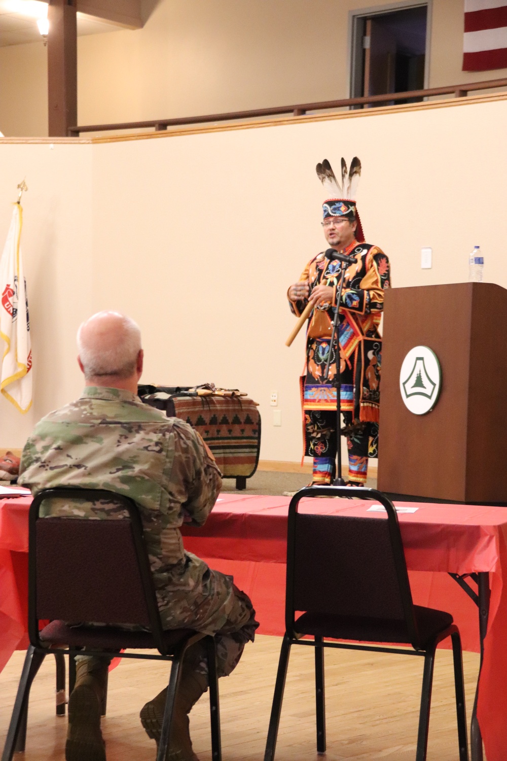 Storyteller with Red Cliff Band of Lake Superior Chippewa highlights Fort McCoy’s 2024 Native American Heritage Month observance