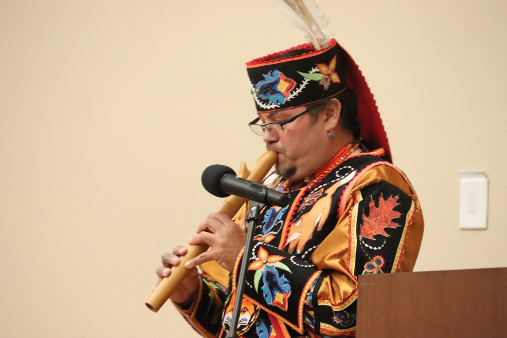 Storyteller with Red Cliff Band of Lake Superior Chippewa highlights Fort McCoy’s 2024 Native American Heritage Month observance