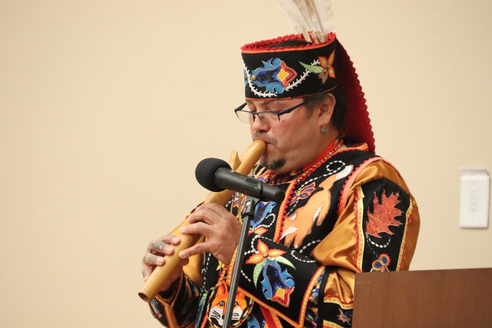 Storyteller with Red Cliff Band of Lake Superior Chippewa highlights Fort McCoy’s 2024 Native American Heritage Month observance