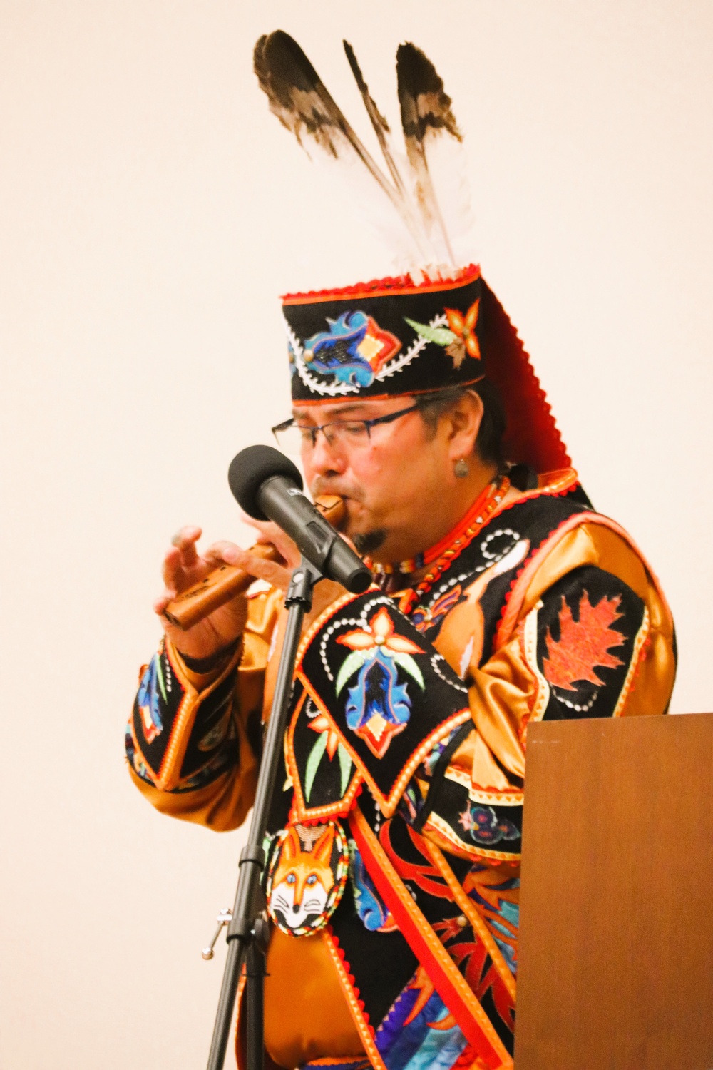 Storyteller with Red Cliff Band of Lake Superior Chippewa highlights Fort McCoy’s 2024 Native American Heritage Month observance