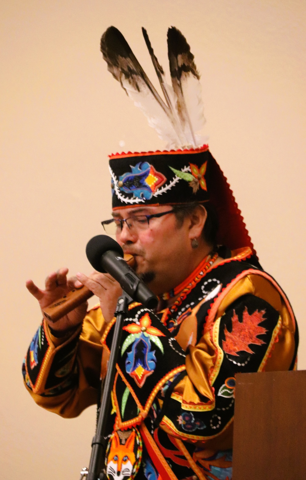 Storyteller with Red Cliff Band of Lake Superior Chippewa highlights Fort McCoy’s 2024 Native American Heritage Month observance