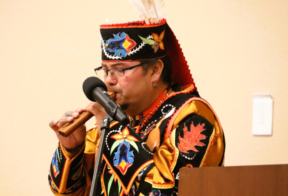 Storyteller with Red Cliff Band of Lake Superior Chippewa highlights Fort McCoy’s 2024 Native American Heritage Month observance