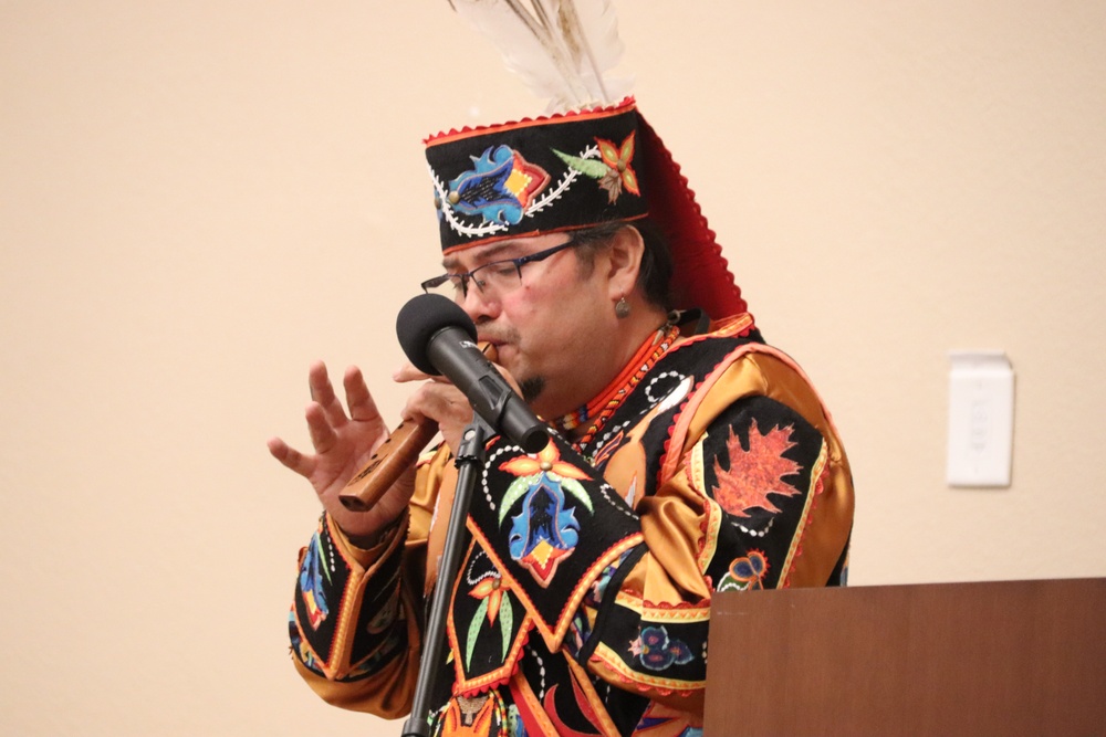 Storyteller with Red Cliff Band of Lake Superior Chippewa highlights Fort McCoy’s 2024 Native American Heritage Month observance