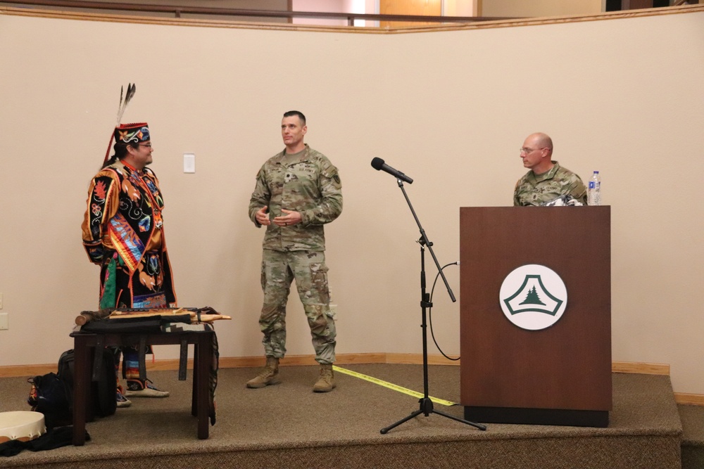 Storyteller with Red Cliff Band of Lake Superior Chippewa highlights Fort McCoy’s 2024 Native American Heritage Month observance