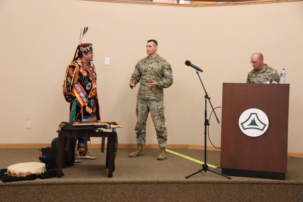 Storyteller with Red Cliff Band of Lake Superior Chippewa highlights Fort McCoy’s 2024 Native American Heritage Month observance