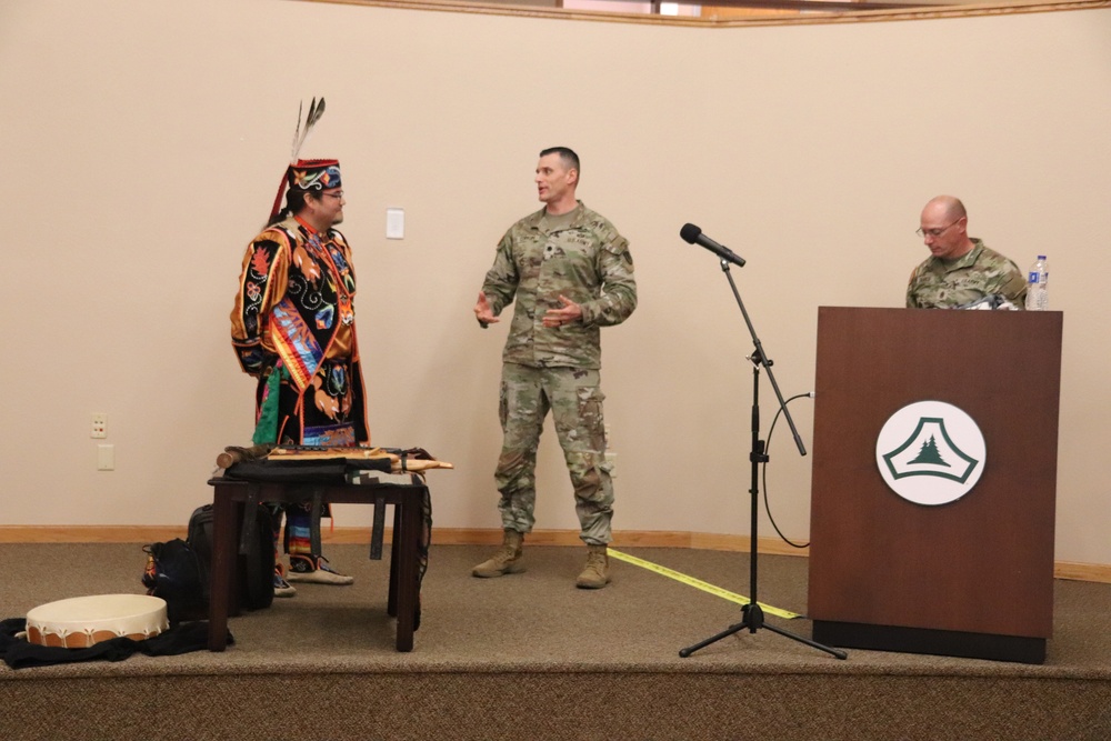 Storyteller with Red Cliff Band of Lake Superior Chippewa highlights Fort McCoy’s 2024 Native American Heritage Month observance