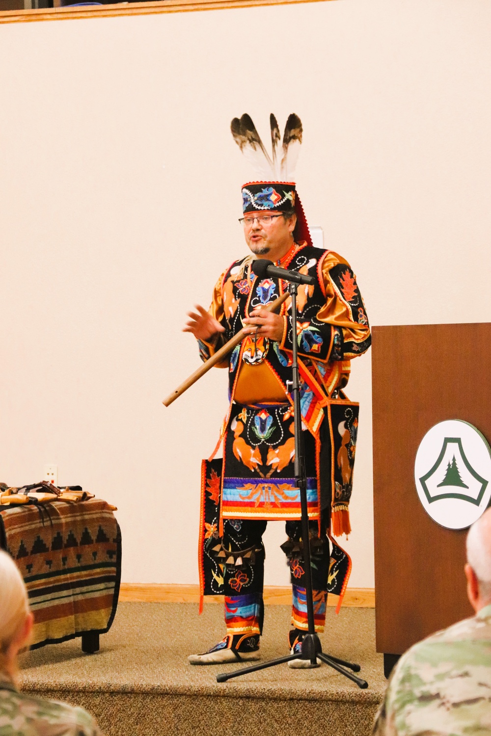 Storyteller with Red Cliff Band of Lake Superior Chippewa highlights Fort McCoy’s 2024 Native American Heritage Month observance