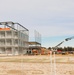 November 2024 construction operations for Fort McCoy East Barracks Project