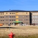 November 2024 construction operations for fiscal year 2022-funded barracks project at Fort McCoy