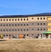 November 2024 construction operations for fiscal year 2022-funded barracks project at Fort McCoy