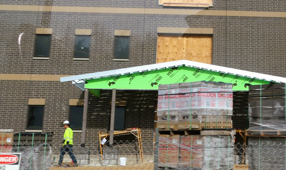 November 2024 construction operations for fiscal year 2022-funded barracks project at Fort McCoy