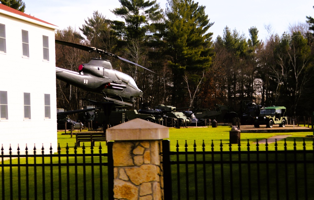 November 2024 views of Equipment Park in Fort McCoy's Commemorative Area