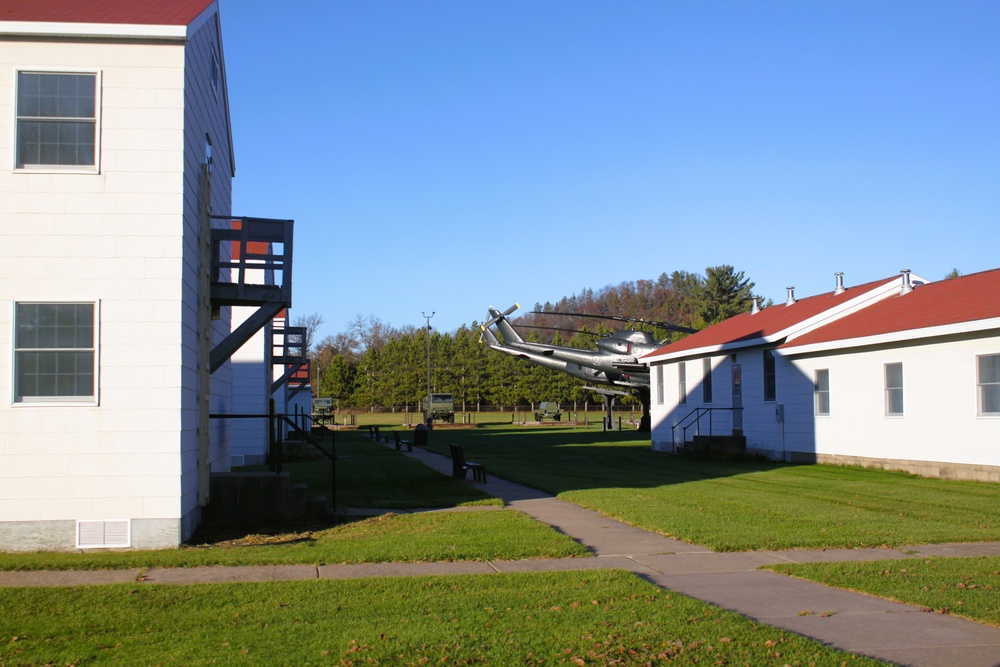 November 2024 views of Equipment Park in Fort McCoy's Commemorative Area