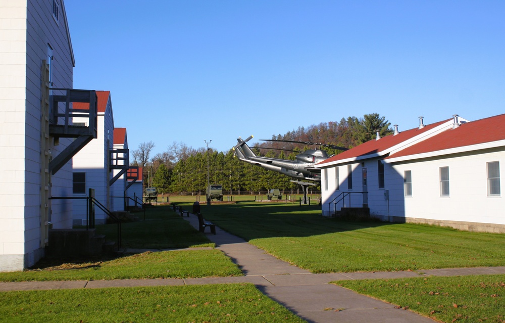 November 2024 views of Equipment Park in Fort McCoy's Commemorative Area