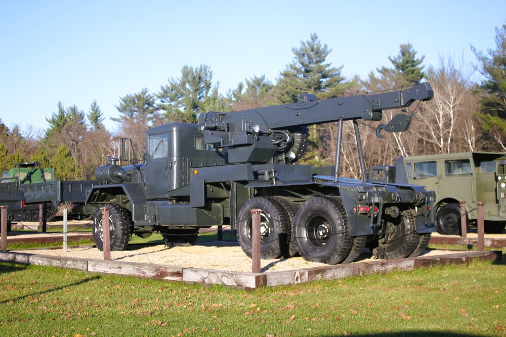 November 2024 views of Equipment Park in Fort McCoy's Commemorative Area