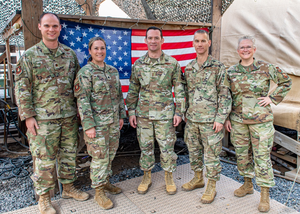 Third Air Force commander visits expeditionary troops across East Africa