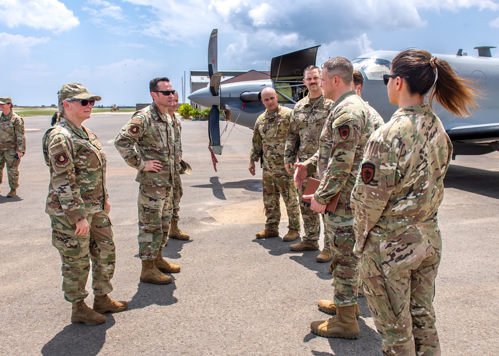 Third Air Force commander visits expeditionary troops across East Africa