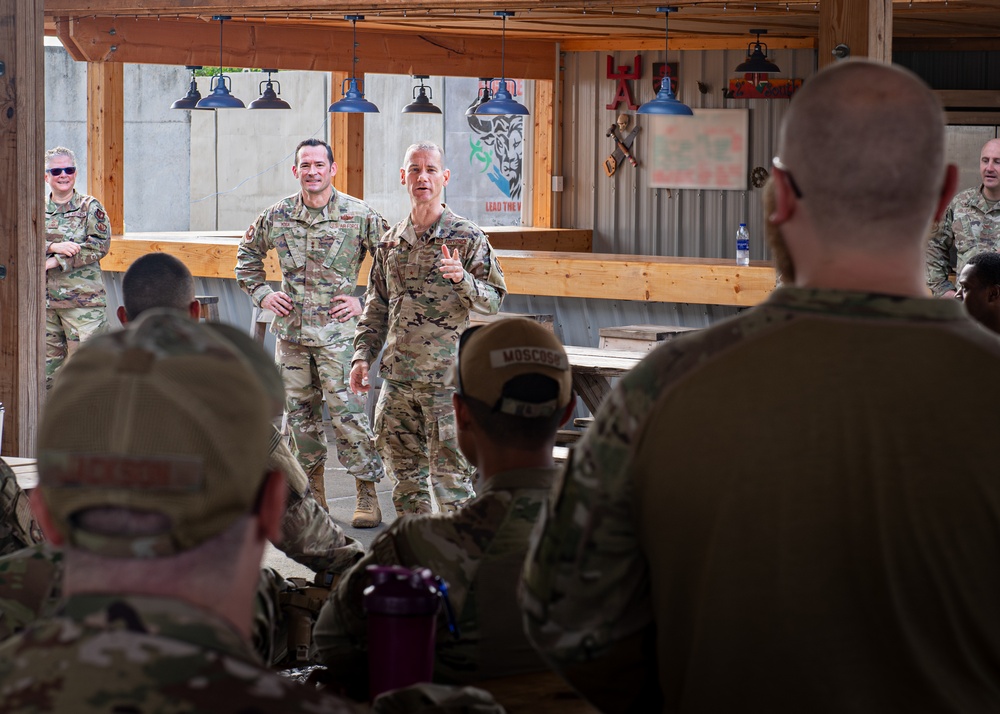 Third Air Force commander visits expeditionary troops across East Africa