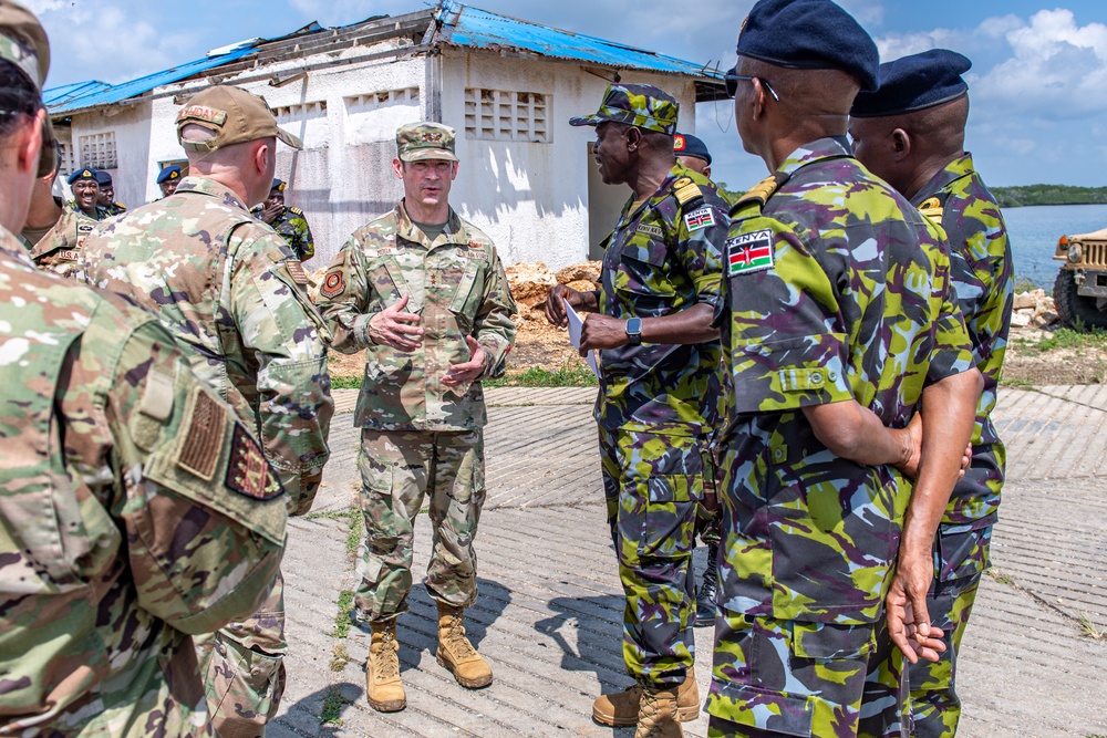 Third Air Force commander visits expeditionary troops across East Africa