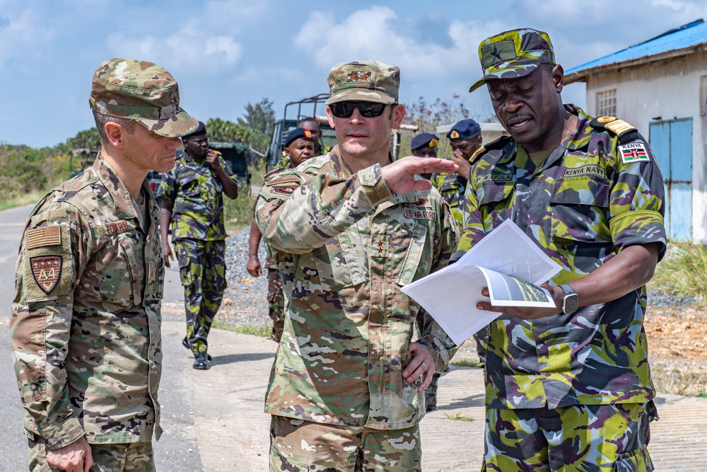 Third Air Force commander visits expeditionary troops across East Africa