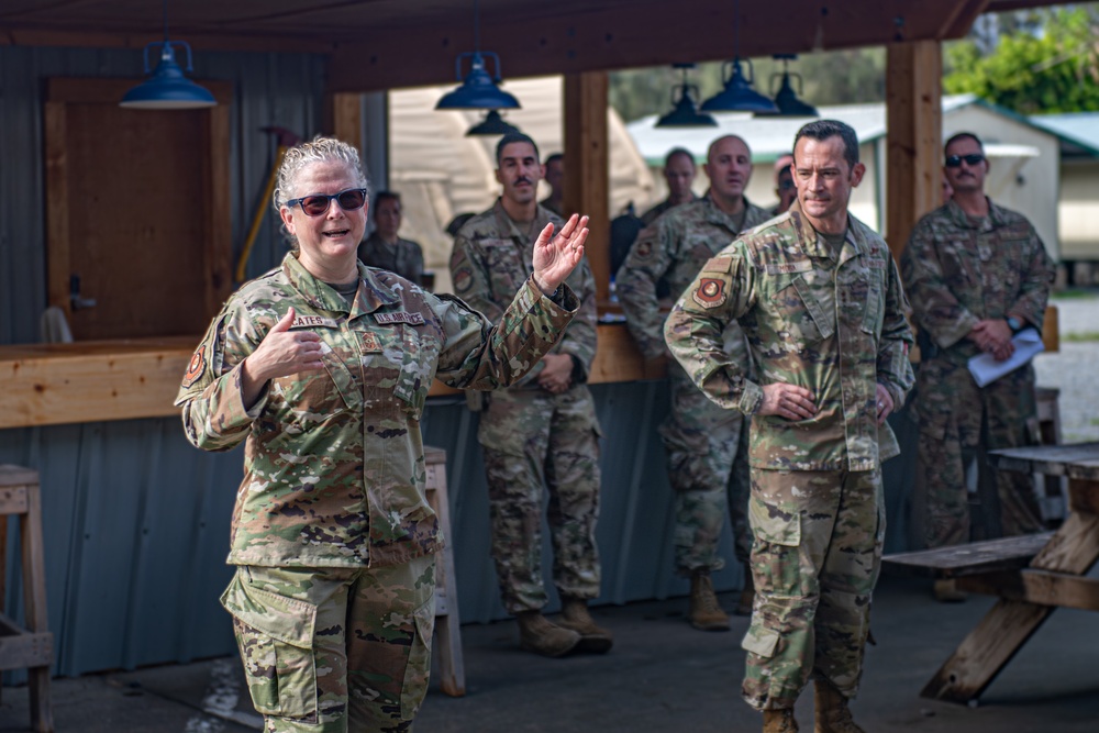 Third Air Force commander visits expeditionary troops across East Africa