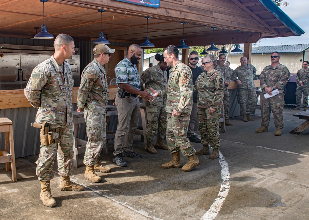 Third Air Force commander visits expeditionary troops across East Africa