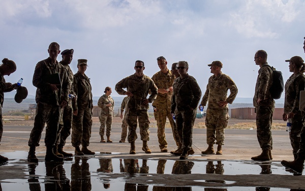 Third Air Force commander visits expeditionary troops across East Africa