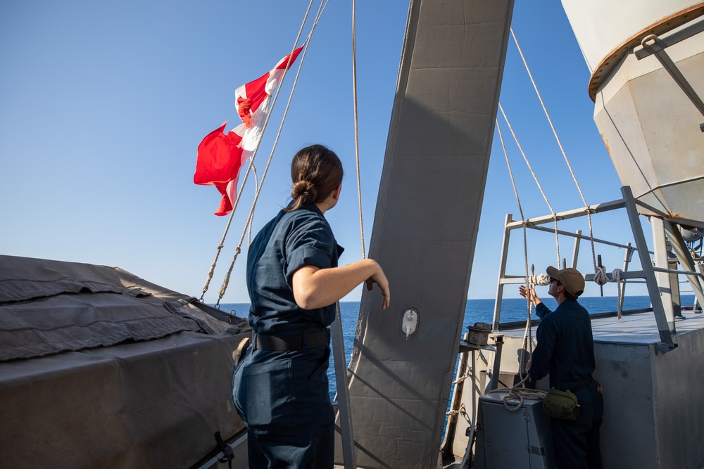 Routine Operations aboard the USS Cole