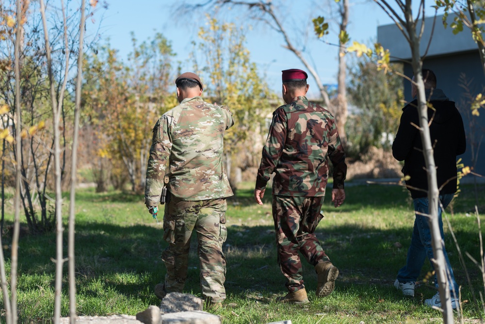 Coalition Advisors Discuss Ongoing Partner Projects with Peshmerga