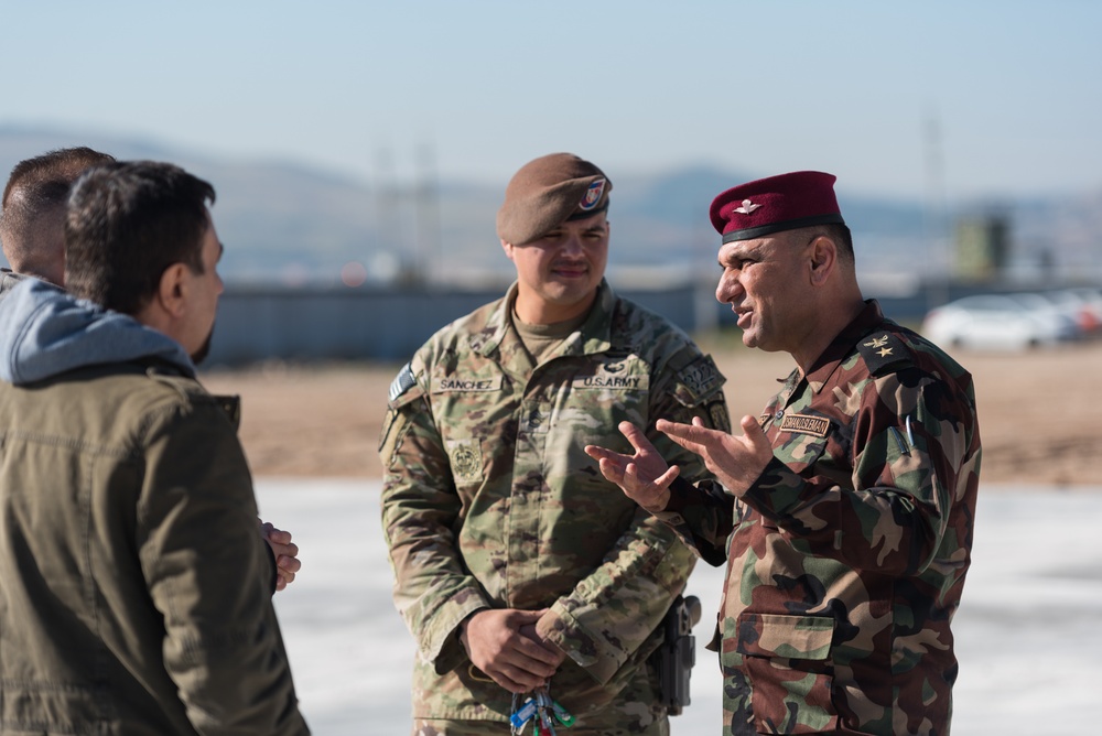 Coalition Advisors Discuss Ongoing Partner Projects with Peshmerga