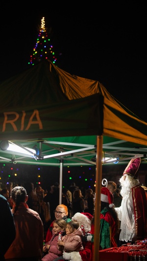 Military Forces Build Entry Control Point
