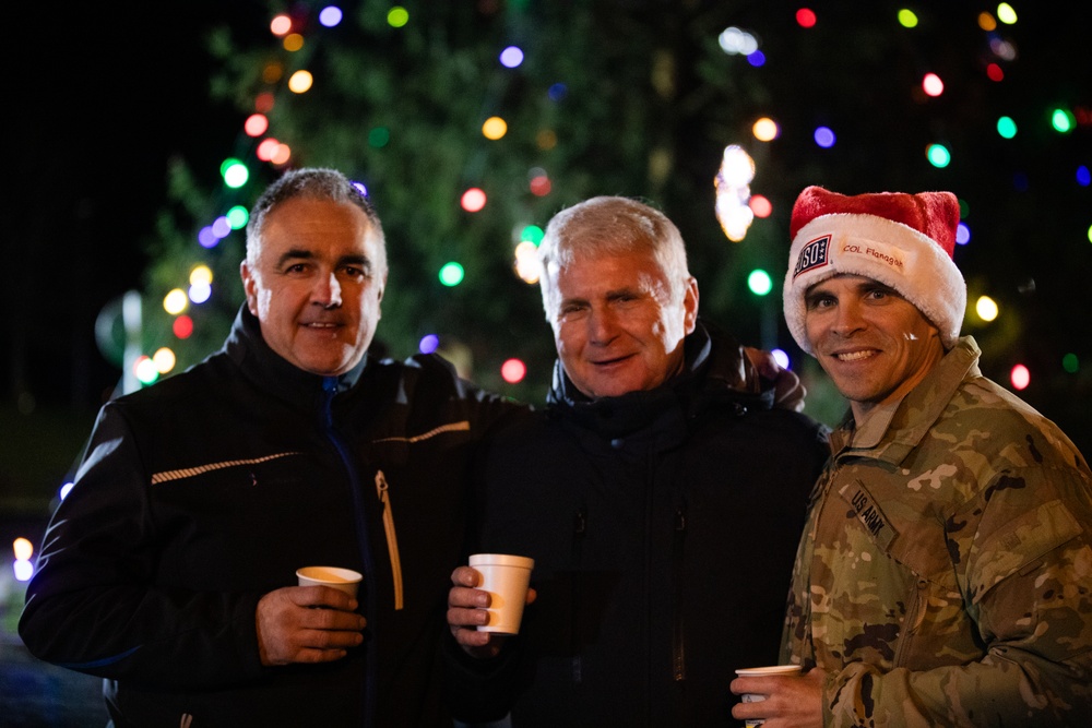 18th Military Police Brigade Hosts Annual Tree Lighting Ceremony