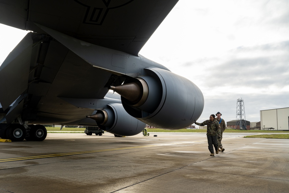 100th ARW refuels 48th FW and 57th Wing during BTF trilateral exercise