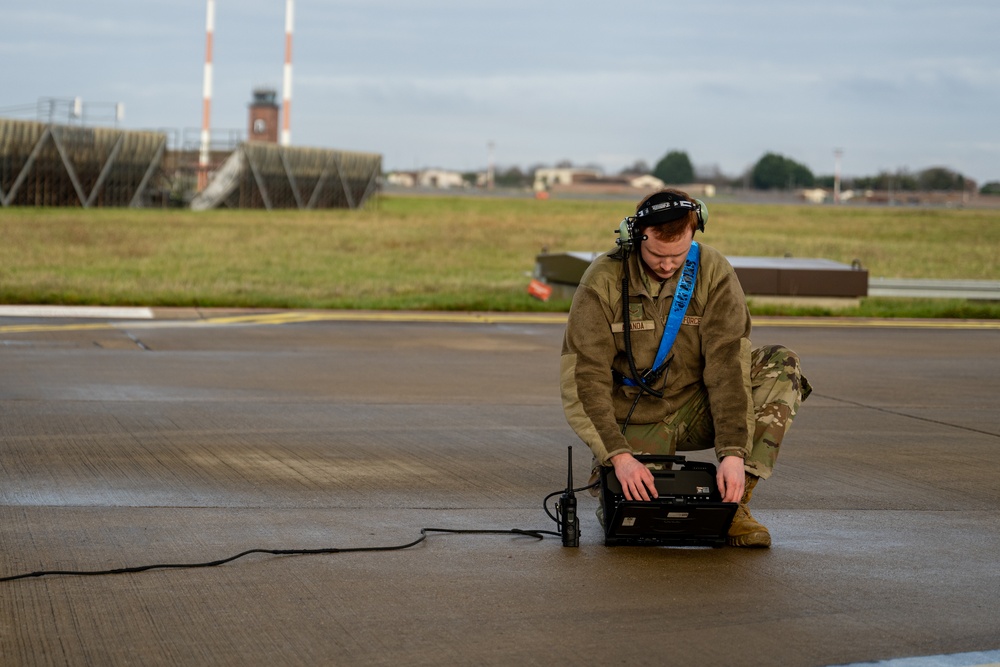 100th ARW refuels 48th FW and 57th Wing during BTF trilateral exercise